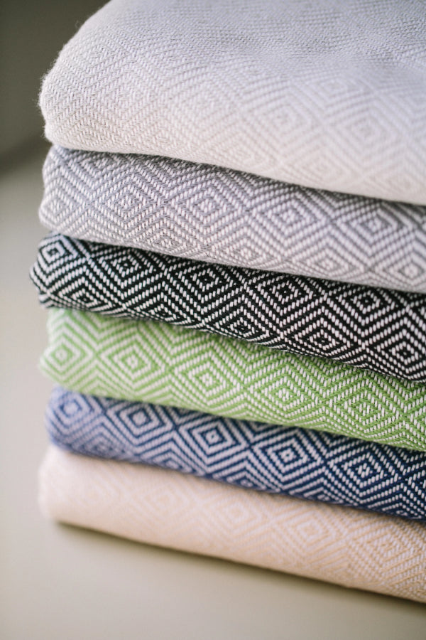 Dimanta Dimanta Black Turkish Towel – The Cotton Company