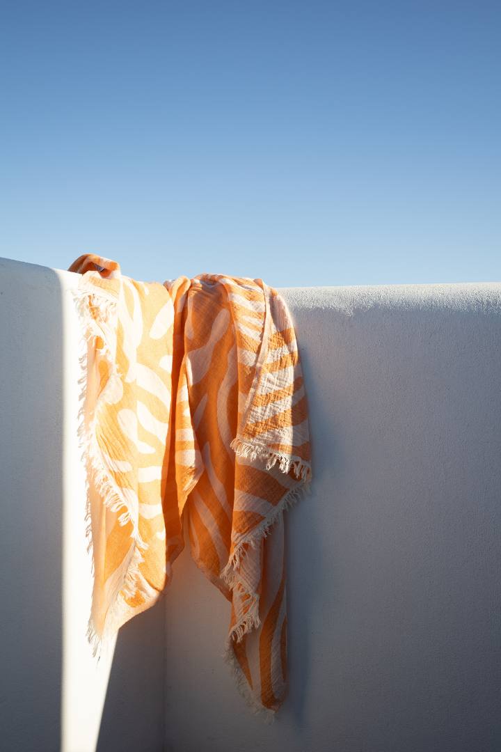 Zebra Orange Turkish Towel – The Cotton Company