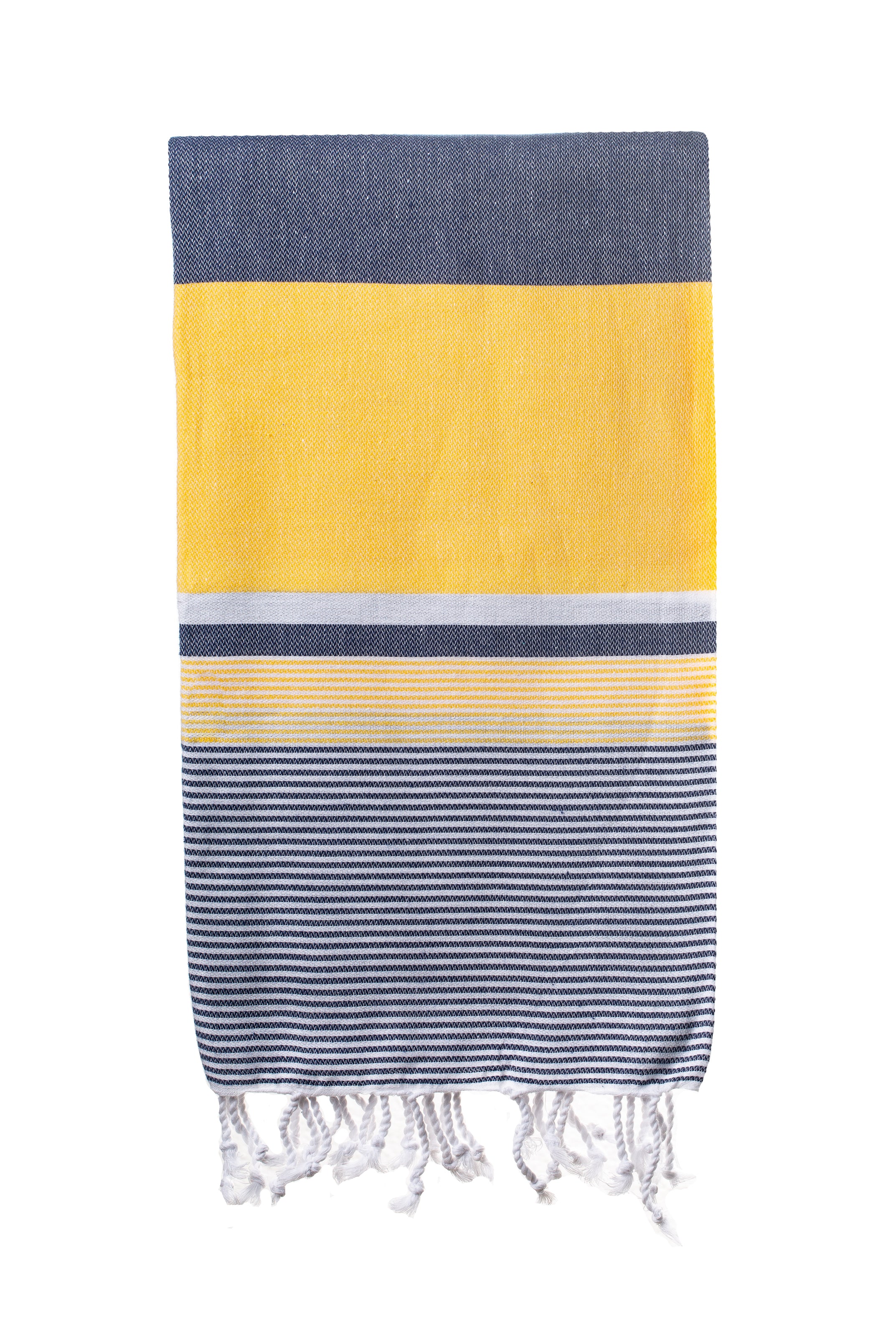 Navy and yellow towels 2025